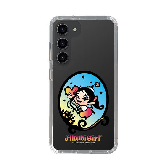 スリムプロテクションケース［ アクビガール - オーバル ］