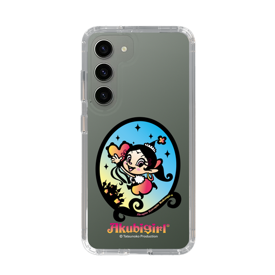 スリムプロテクションケース［ アクビガール - オーバル ］