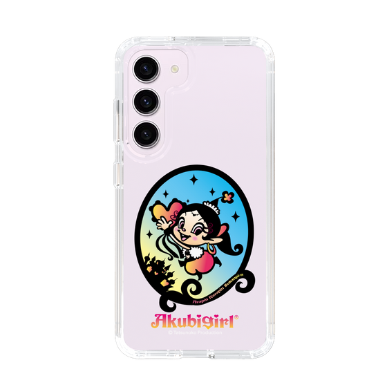 スリムプロテクションケース［ アクビガール - オーバル ］