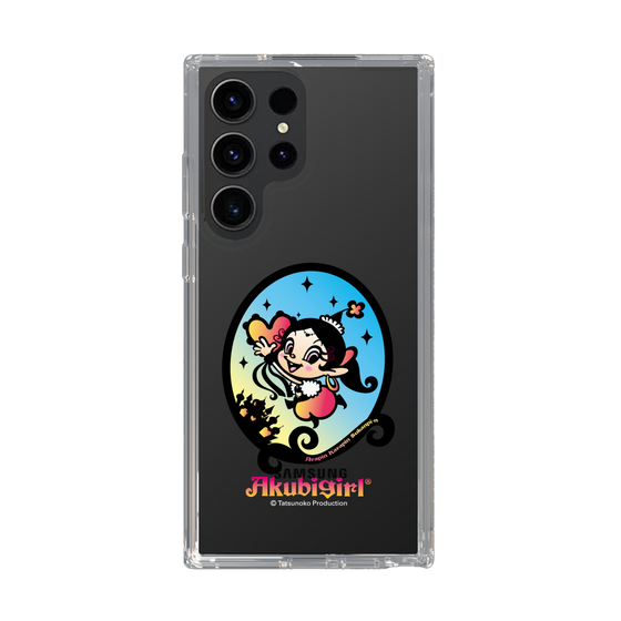 スリムプロテクションケース［ アクビガール - オーバル ］