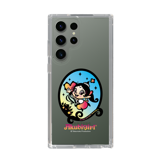 スリムプロテクションケース［ アクビガール - オーバル ］