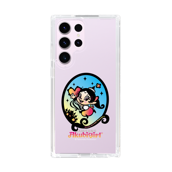 スリムプロテクションケース［ アクビガール - オーバル ］