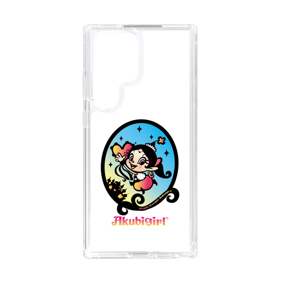 スリムプロテクションケース［ アクビガール - オーバル ］