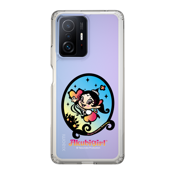 スリムプロテクションケース［ アクビガール - オーバル ］
