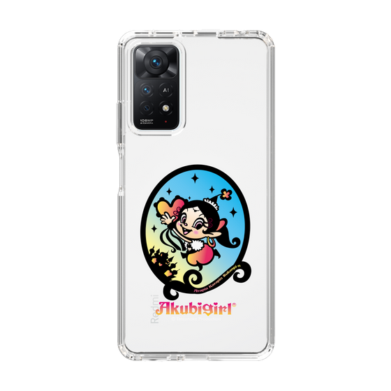 スリムプロテクションケース［ アクビガール - オーバル ］
