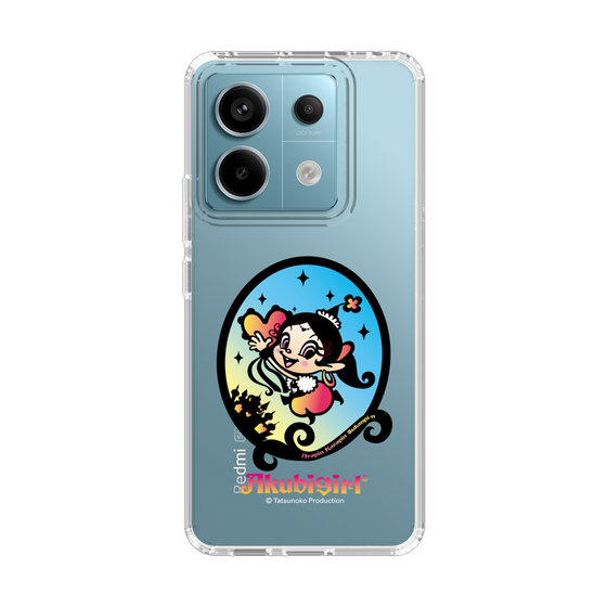 スリムプロテクションケース［ アクビガール - オーバル ］