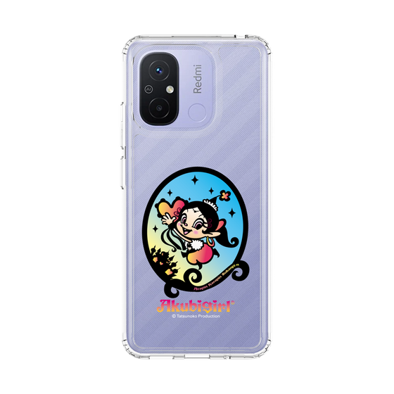 スリムプロテクションケース［ アクビガール - オーバル ］