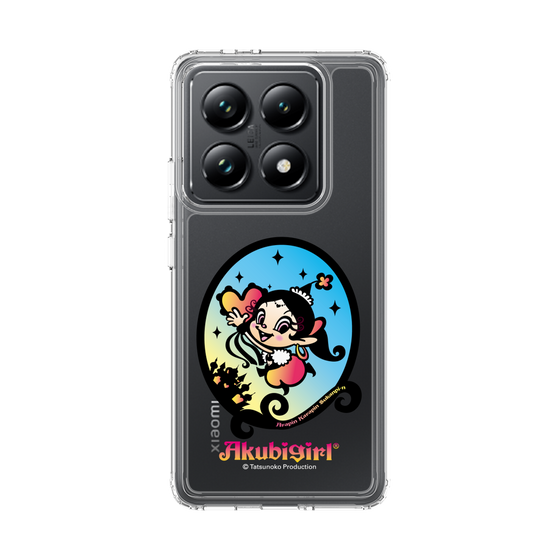 スリムプロテクションケース［ アクビガール - オーバル ］