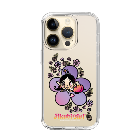 スリムプロテクションケース［ アクビガール - フラワー ］