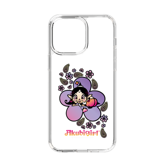 スリムプロテクションケース［ アクビガール - フラワー ］