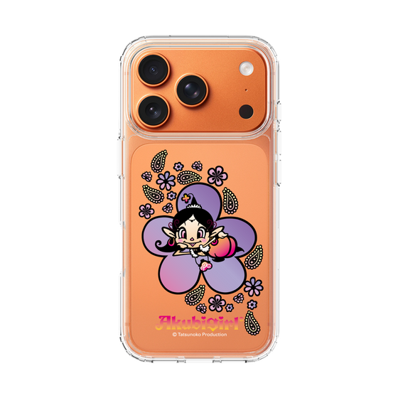 スリムプロテクションケース［ アクビガール - フラワー ］