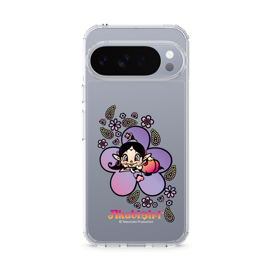 スリムプロテクションケース［ アクビガール - フラワー ］