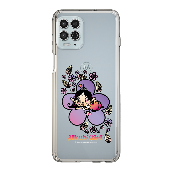 スリムプロテクションケース［ アクビガール - フラワー ］