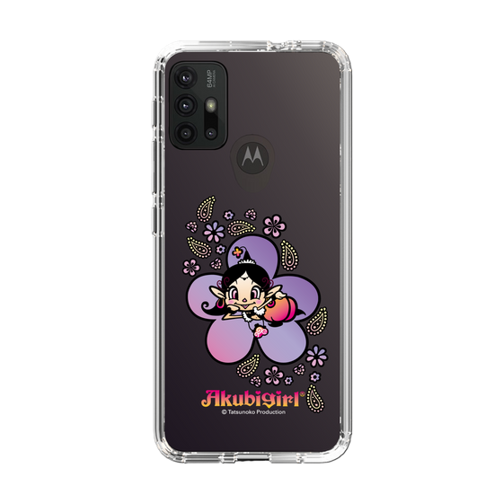 スリムプロテクションケース［ アクビガール - フラワー ］