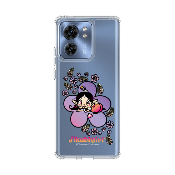 スリムプロテクションケース［ アクビガール - フラワー ］