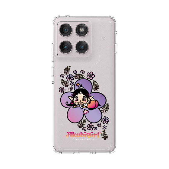 スリムプロテクションケース［ アクビガール - フラワー ］