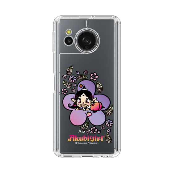 スリムプロテクションケース［ アクビガール - フラワー ］