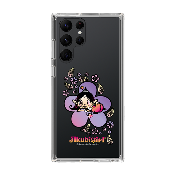 スリムプロテクションケース［ アクビガール - フラワー ］