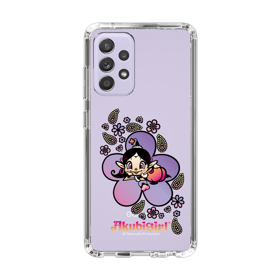 スリムプロテクションケース［ アクビガール - フラワー ］