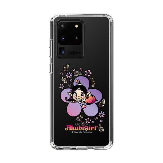 スリムプロテクションケース［ アクビガール - フラワー ］