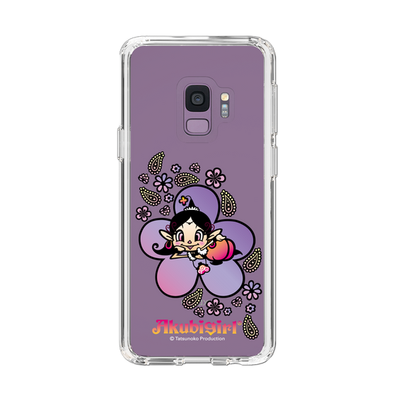 スリムプロテクションケース［ アクビガール - フラワー ］