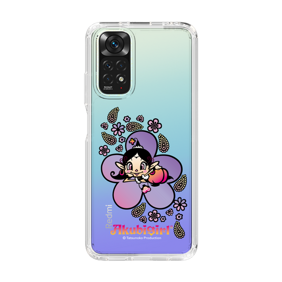 スリムプロテクションケース［ アクビガール - フラワー ］