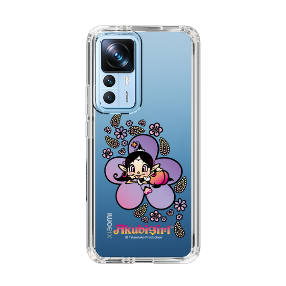 スリムプロテクションケース［ アクビガール - フラワー ］