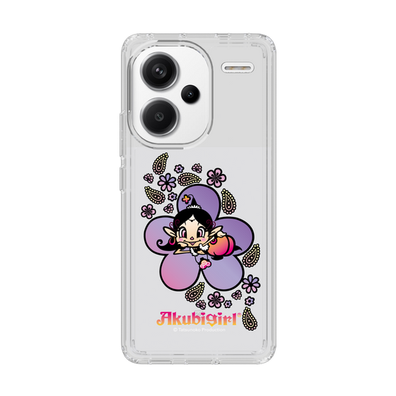 スリムプロテクションケース［ アクビガール - フラワー ］