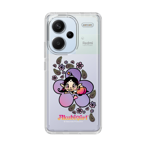 スリムプロテクションケース［ アクビガール - フラワー ］
