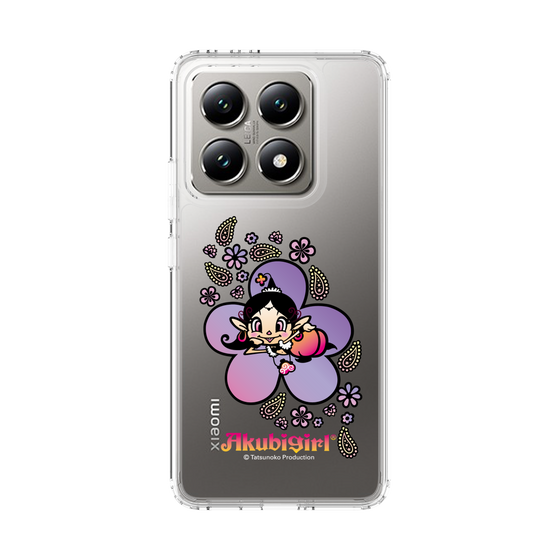 スリムプロテクションケース［ アクビガール - フラワー ］