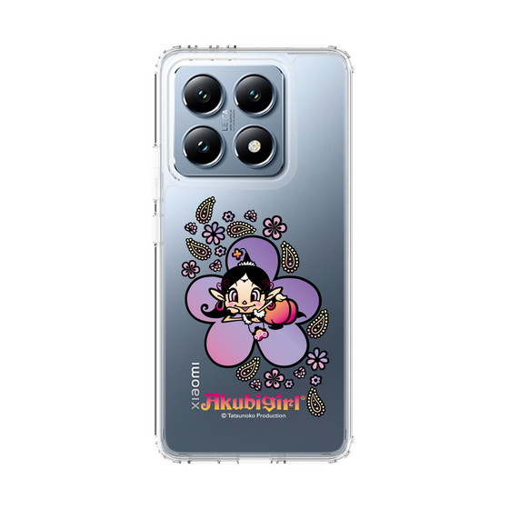 スリムプロテクションケース［ アクビガール - フラワー ］