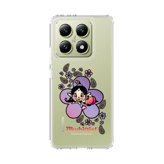 スリムプロテクションケース［ アクビガール - フラワー ］