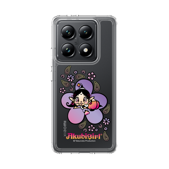 スリムプロテクションケース［ アクビガール - フラワー ］