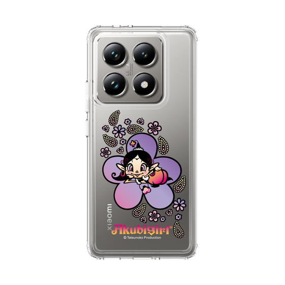 スリムプロテクションケース［ アクビガール - フラワー ］