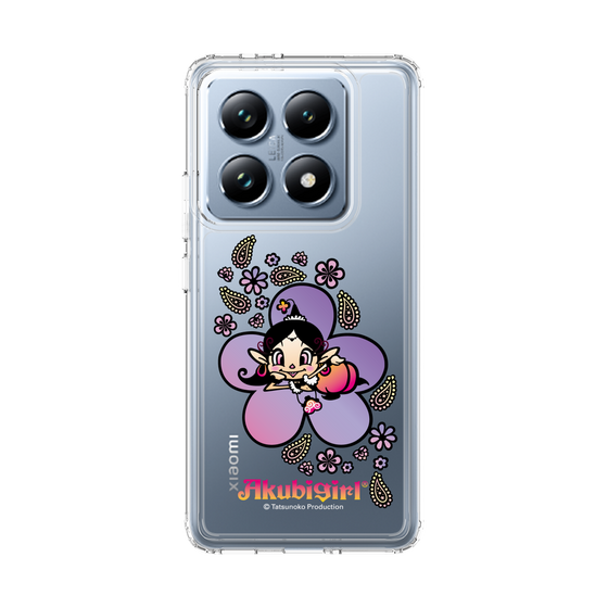 スリムプロテクションケース［ アクビガール - フラワー ］