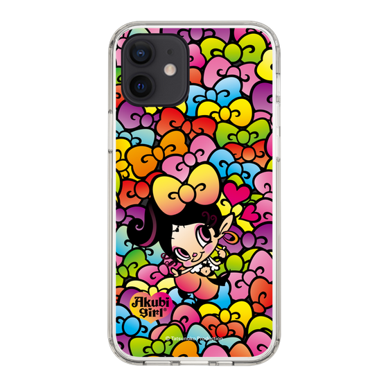 スリムプロテクションケース［ アクビガール - リボン ］