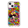 スリムプロテクションケース［ アクビガール - リボン ］