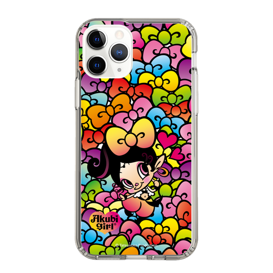 スリムプロテクションケース［ アクビガール - リボン ］