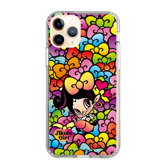 スリムプロテクションケース［ アクビガール - リボン ］
