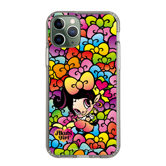 スリムプロテクションケース［ アクビガール - リボン ］