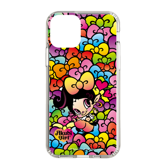 スリムプロテクションケース［ アクビガール - リボン ］