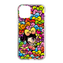 スリムプロテクションケース［ アクビガール - リボン ］