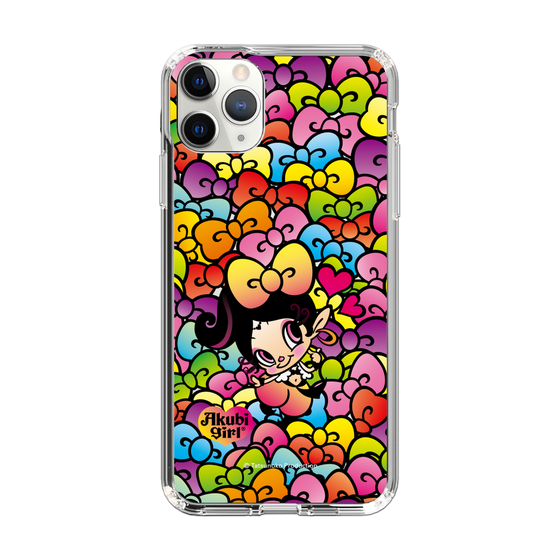 スリムプロテクションケース［ アクビガール - リボン ］
