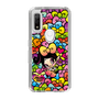 スリムプロテクションケース［ アクビガール - リボン ］