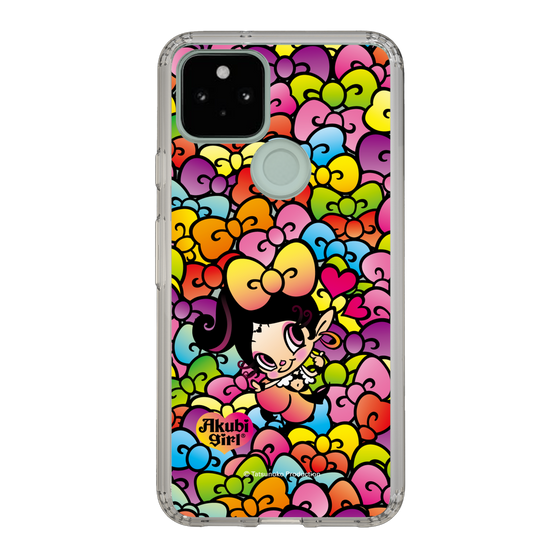 スリムプロテクションケース［ アクビガール - リボン ］