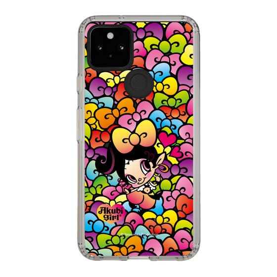スリムプロテクションケース［ アクビガール - リボン ］