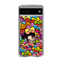 スリムプロテクションケース［ アクビガール - リボン ］