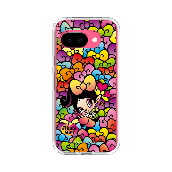 スリムプロテクションケース［ アクビガール - リボン ］