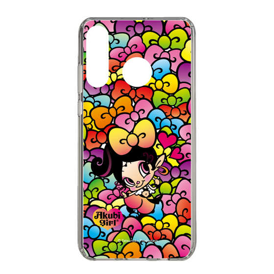 スリムプロテクションケース［ アクビガール - リボン ］