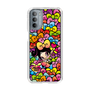 スリムプロテクションケース［ アクビガール - リボン ］